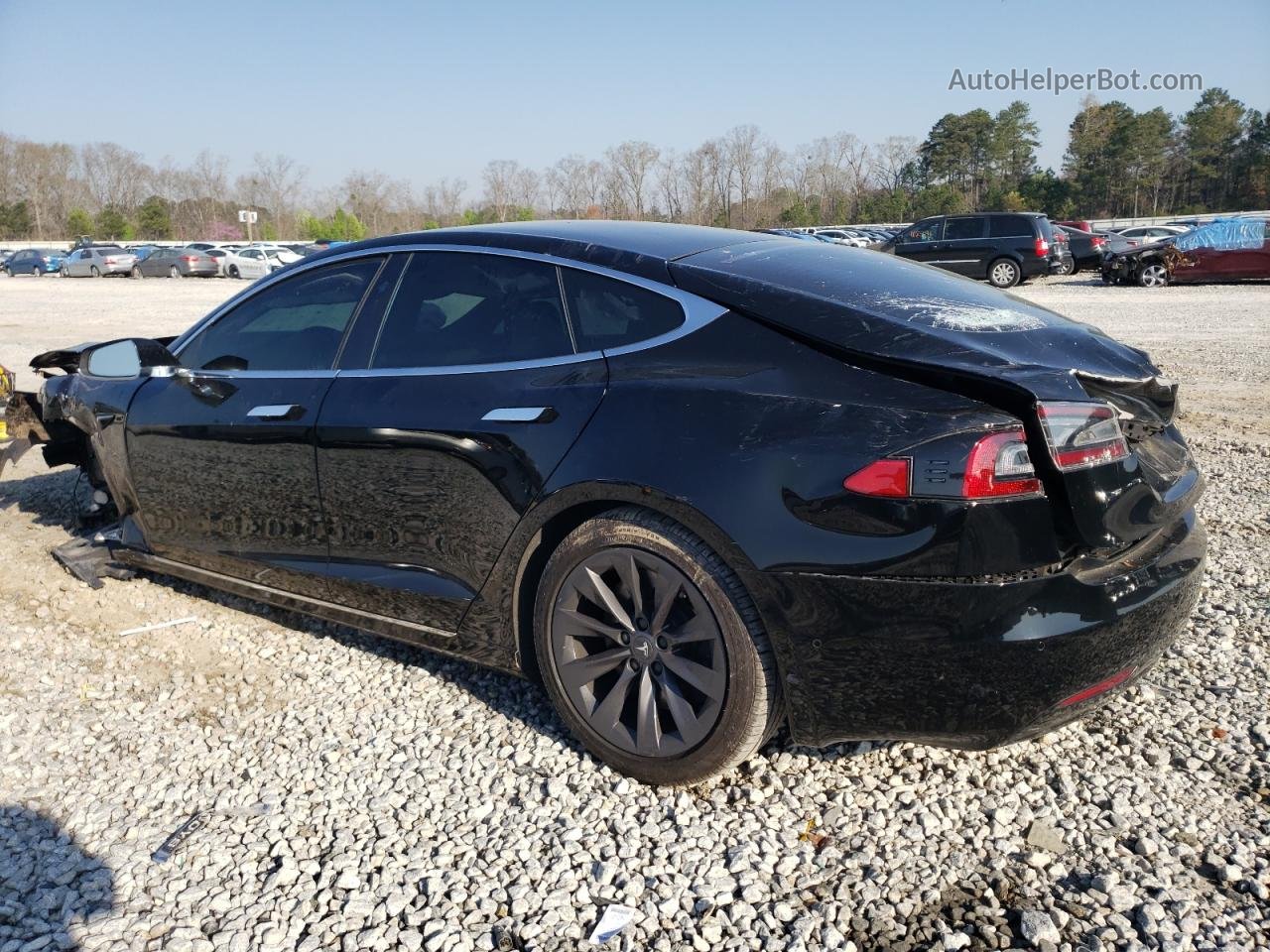 2020 Tesla Model S  Black vin: 5YJSA1E21LF370594