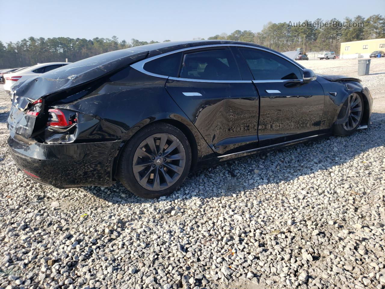 2020 Tesla Model S  Черный vin: 5YJSA1E21LF370594