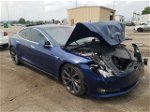 2021 Tesla Model S  Синий vin: 5YJSA1E21MF424056