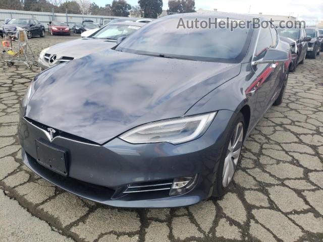 2021 Tesla Model S  Gray vin: 5YJSA1E21MF427717