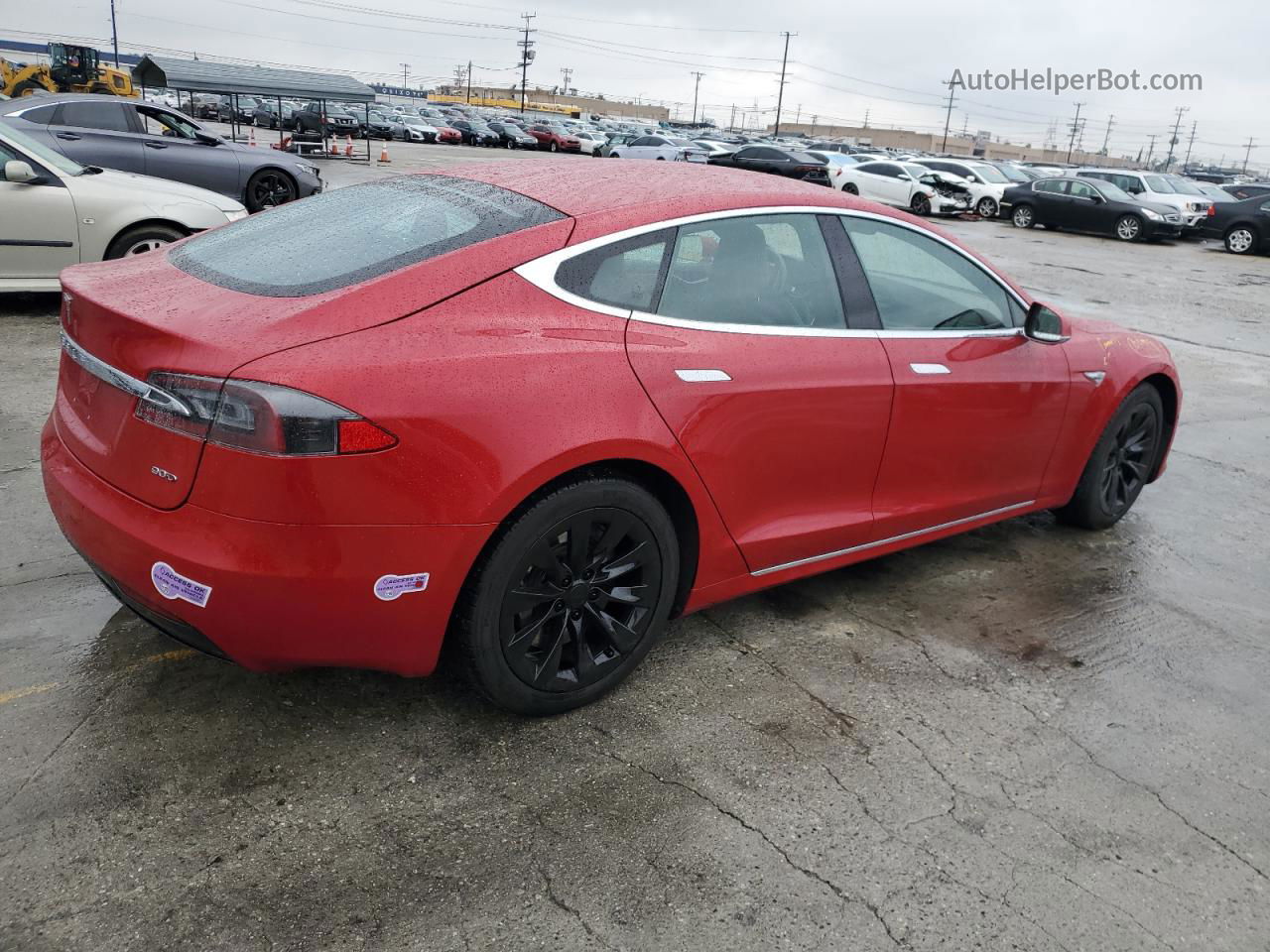 2016 Tesla Model S  Red vin: 5YJSA1E22GF131447