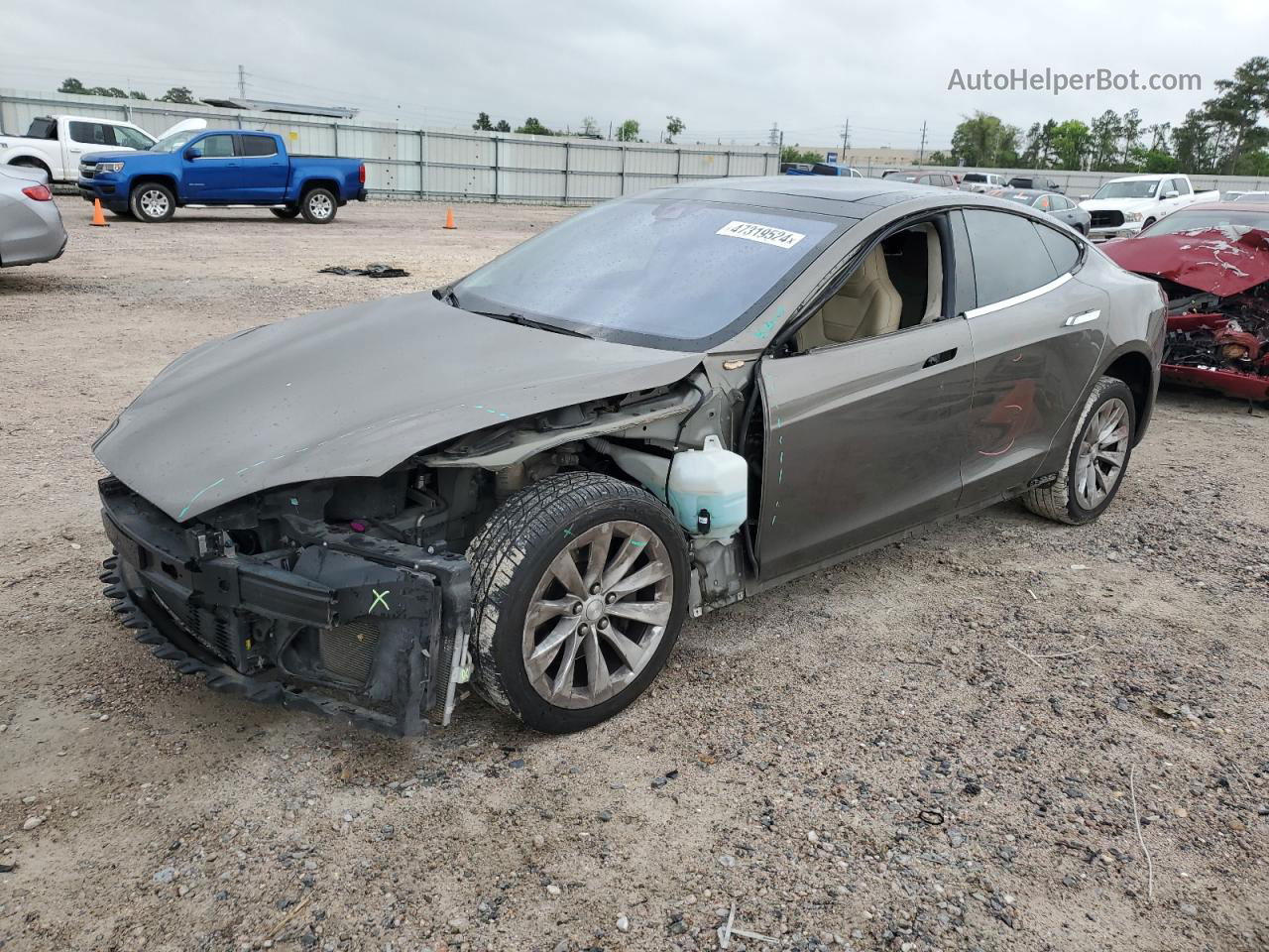 2016 Tesla Model S  Tan vin: 5YJSA1E22GF141184