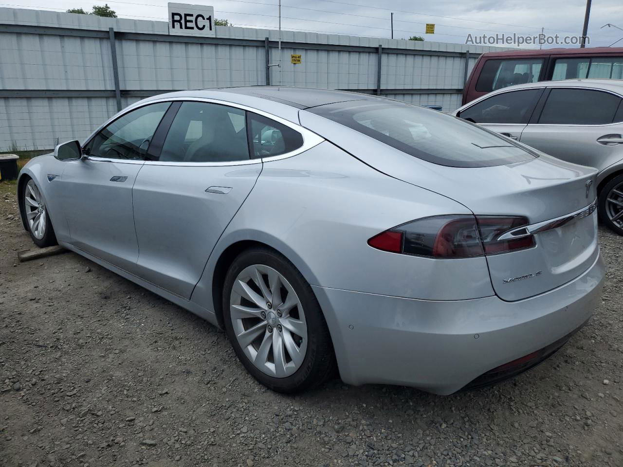 2016 Tesla Model S  Silver vin: 5YJSA1E22GF162410