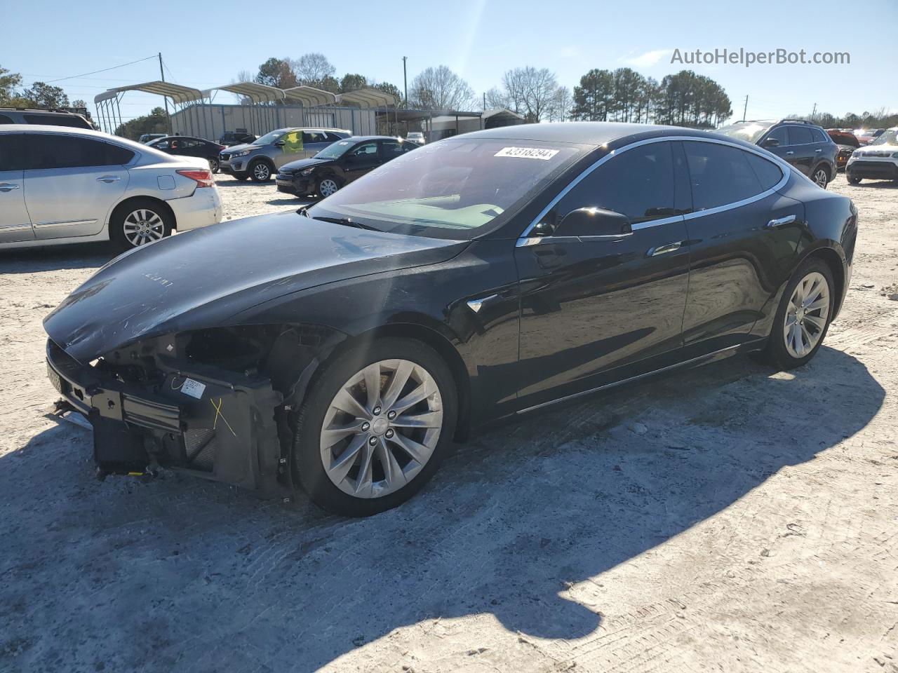 2018 Tesla Model S  Black vin: 5YJSA1E22JF244158