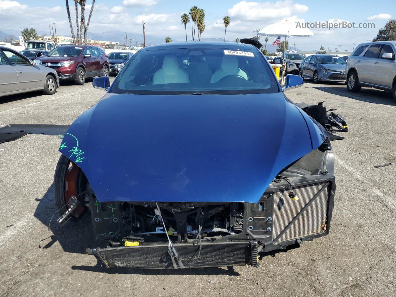 2018 Tesla Model S  Blue vin: 5YJSA1E22JF271599