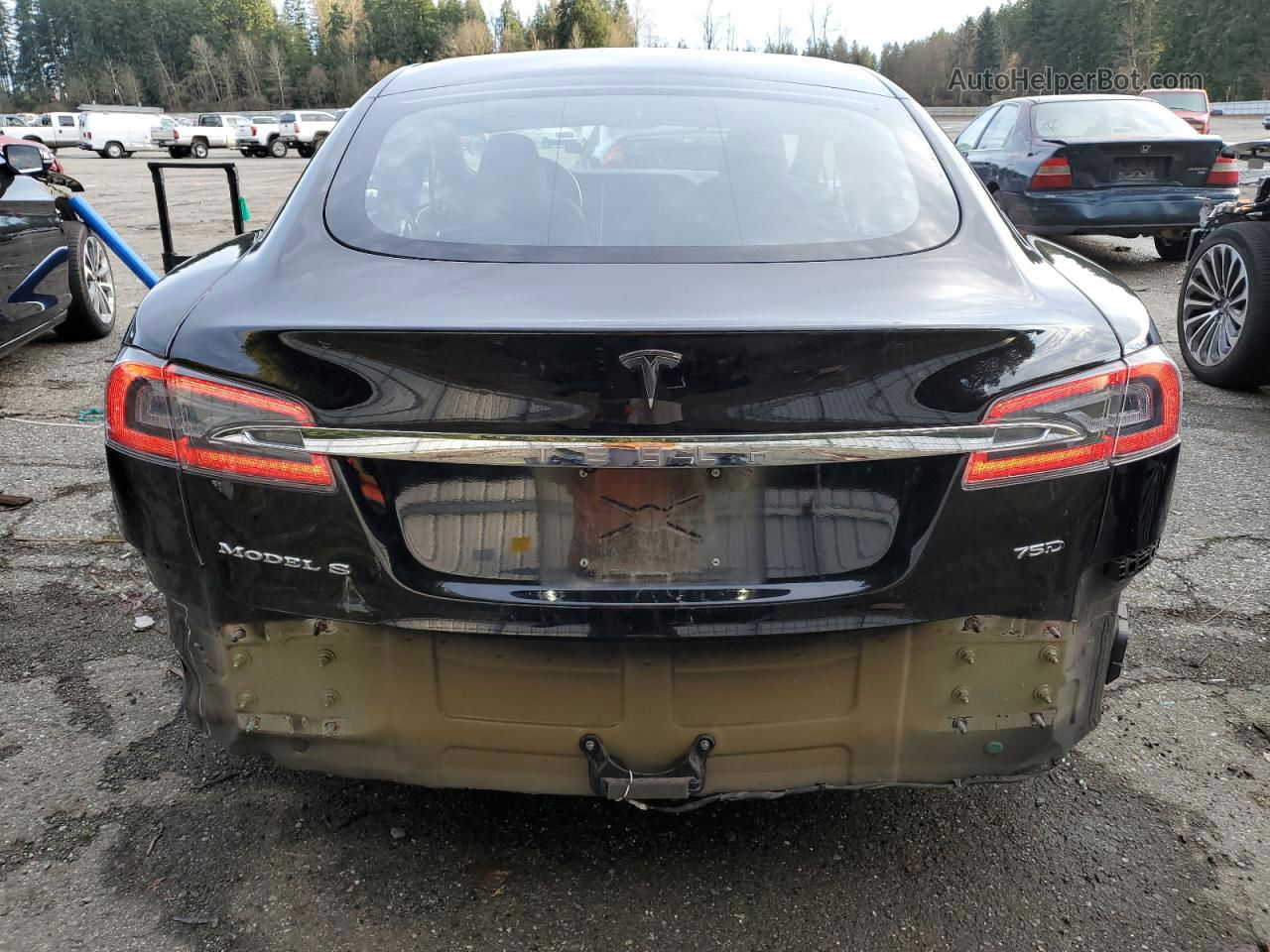 2018 Tesla Model S  Черный vin: 5YJSA1E22JF291772