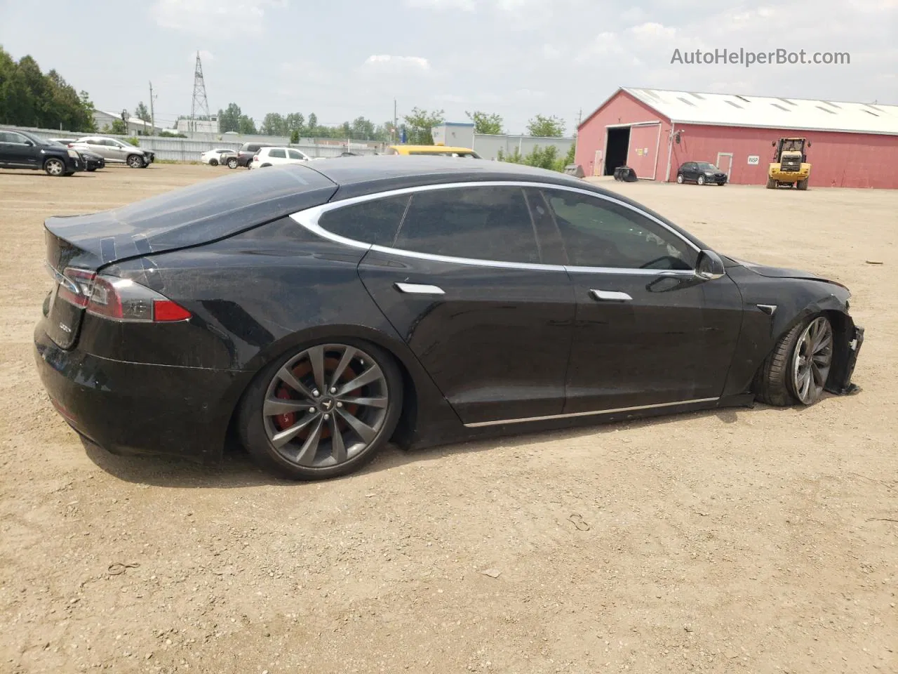 2018 Tesla Model S  Черный vin: 5YJSA1E22JF294123