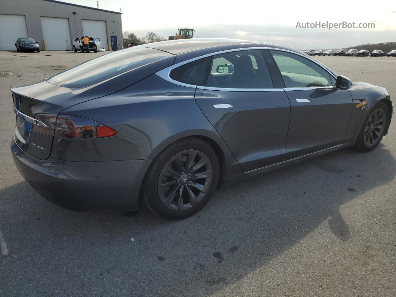 2019 Tesla Model S  Серый vin: 5YJSA1E22KF338655