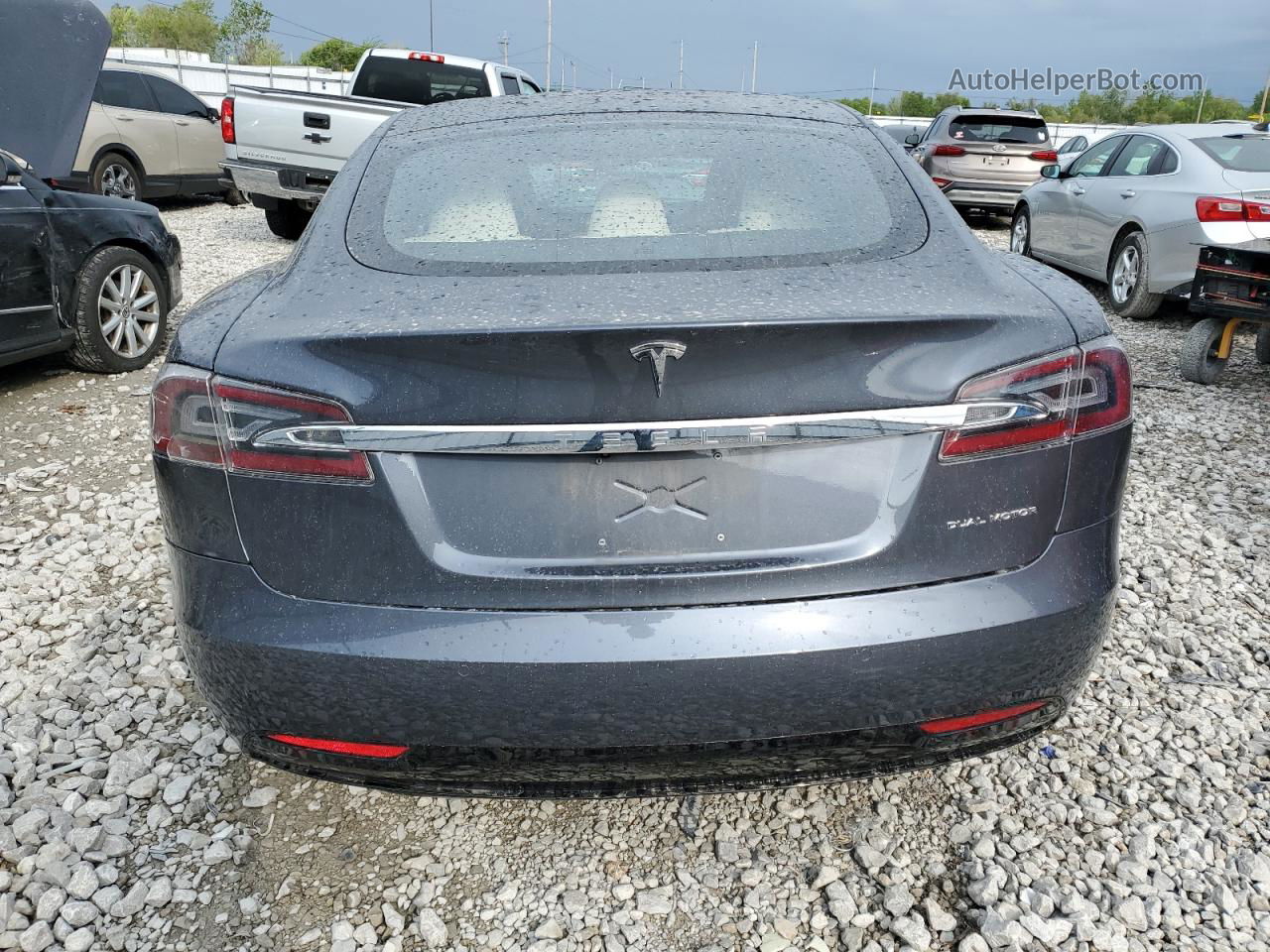 2020 Tesla Model S  Серый vin: 5YJSA1E22LF355070