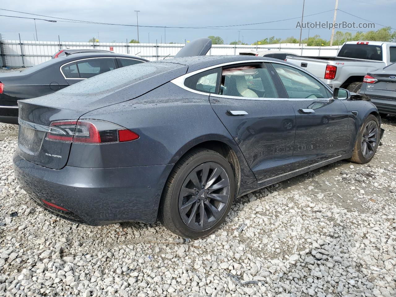 2020 Tesla Model S  Серый vin: 5YJSA1E22LF355070