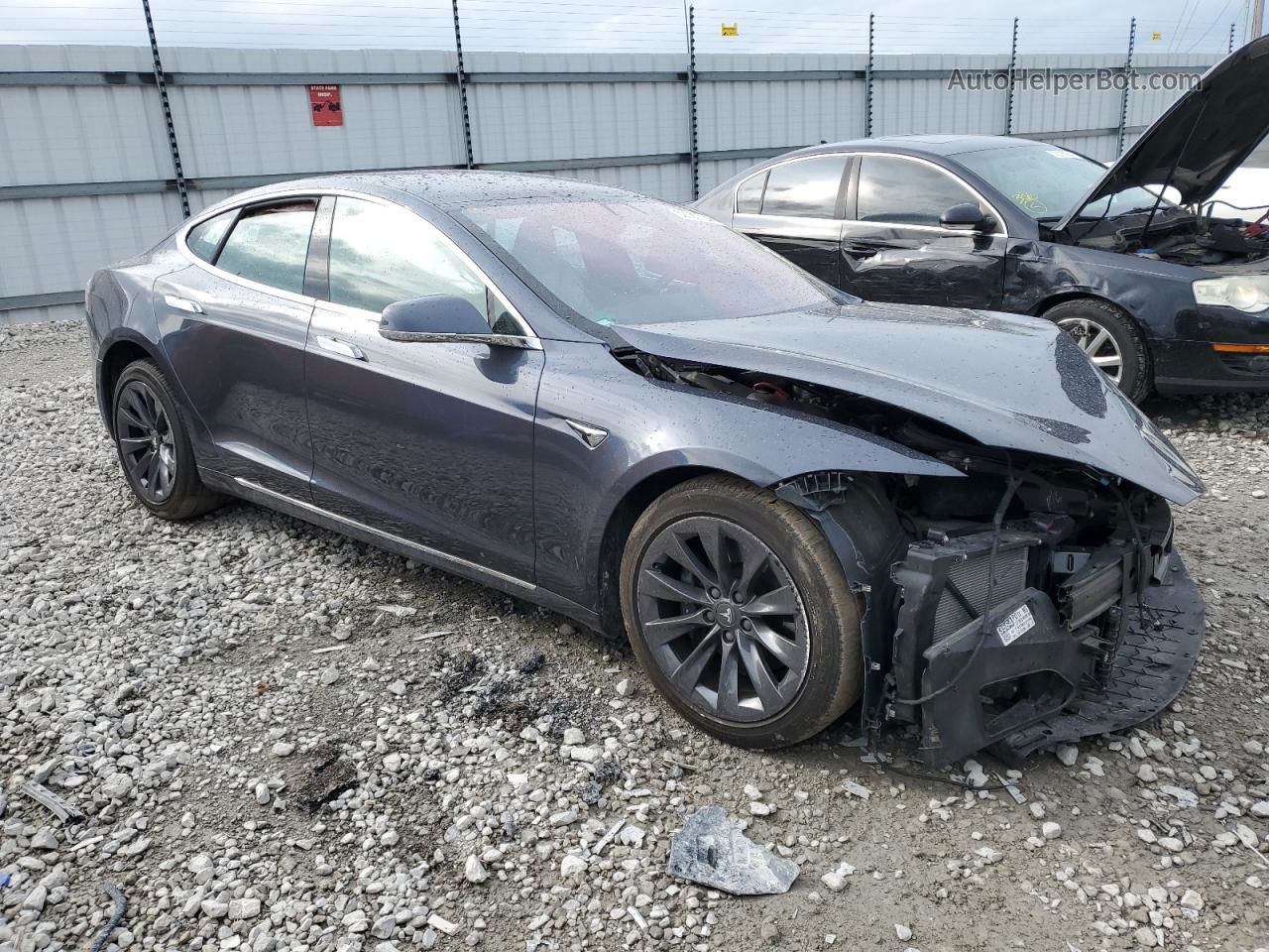 2020 Tesla Model S  Gray vin: 5YJSA1E22LF355070