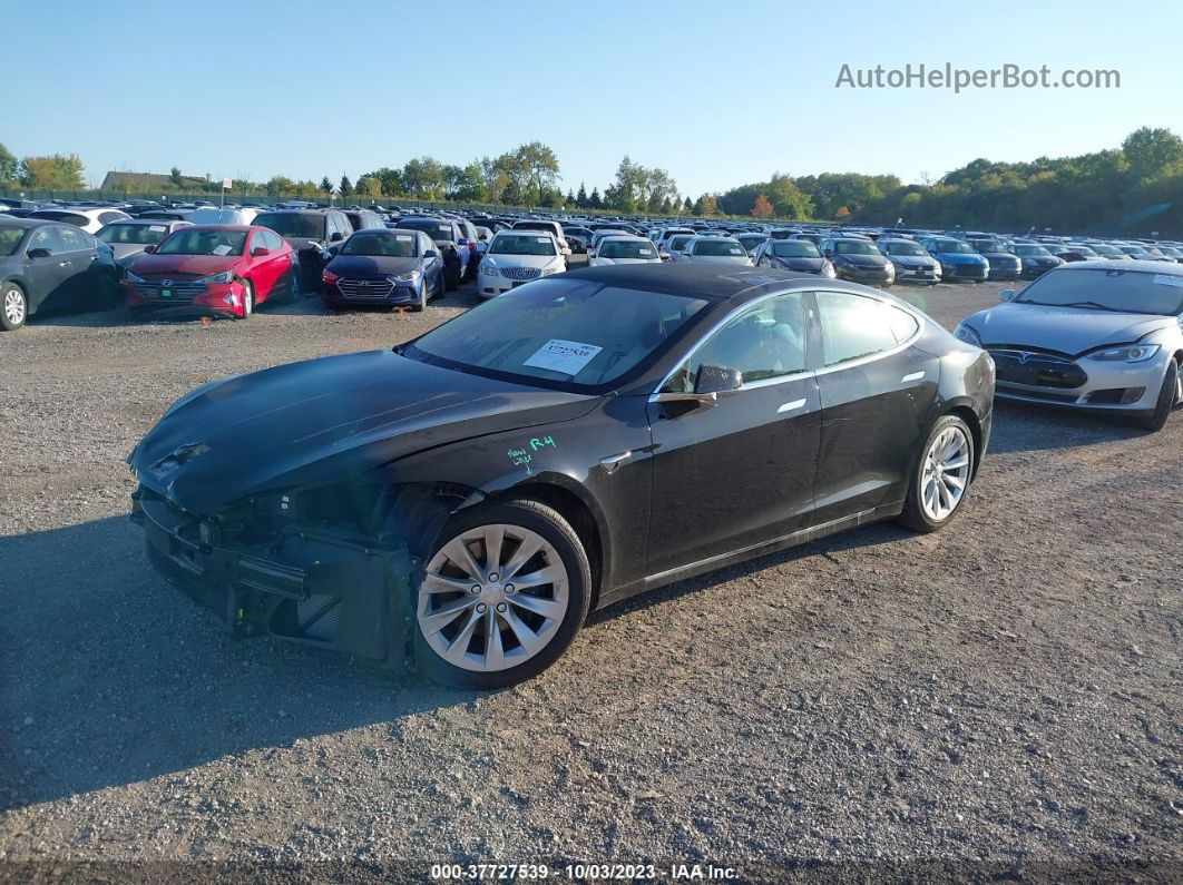 2020 Tesla Model S Long Range Plus Black vin: 5YJSA1E22LF357580