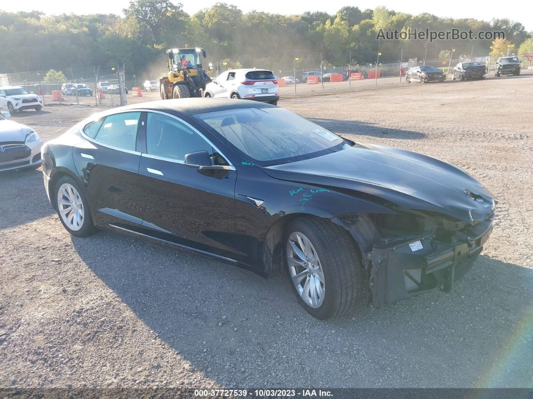 2020 Tesla Model S Long Range Plus Black vin: 5YJSA1E22LF357580