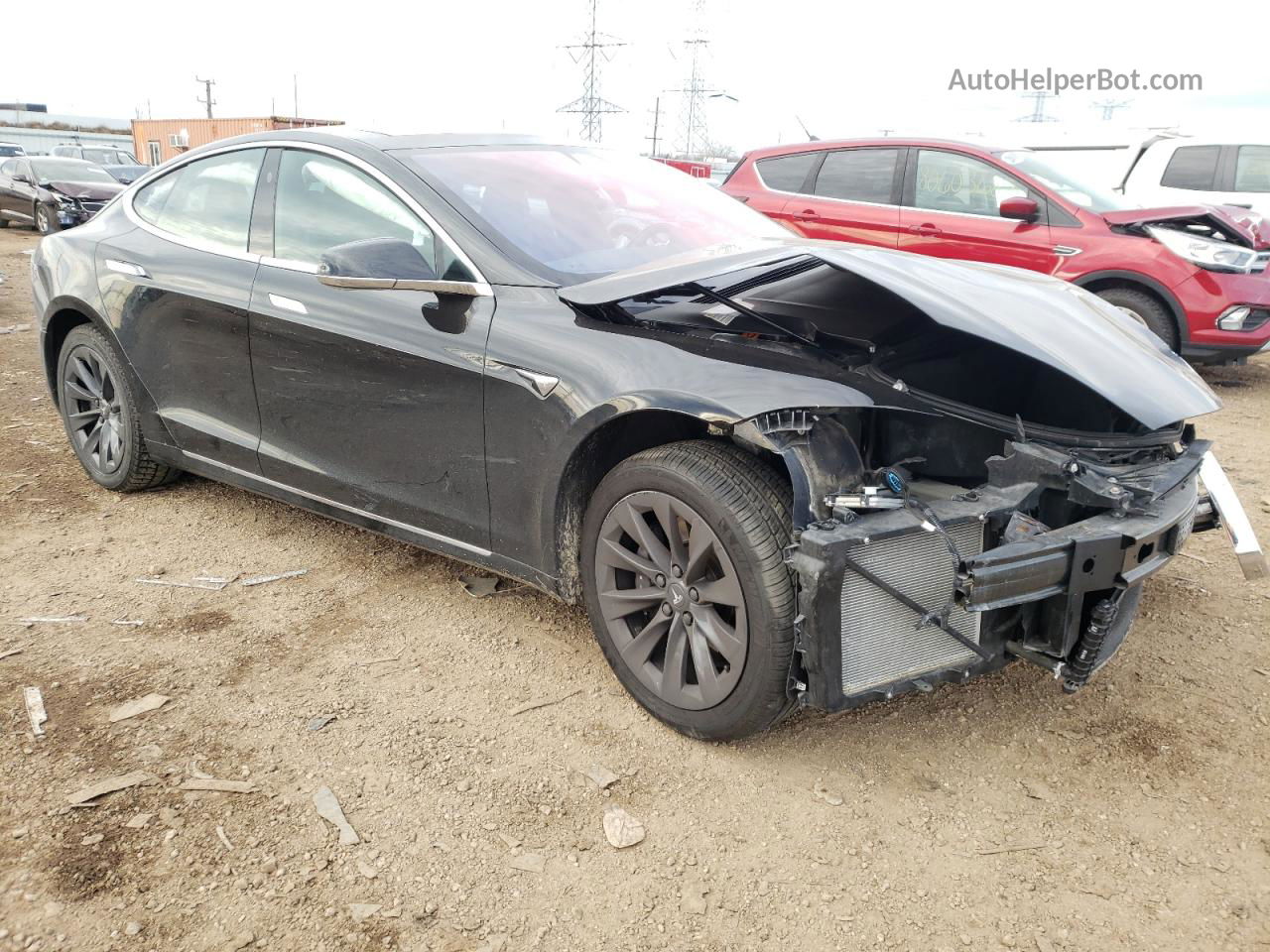 2018 Tesla Model S  Black vin: 5YJSA1E23JF246064