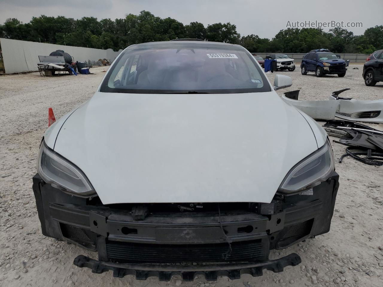 2018 Tesla Model S  White vin: 5YJSA1E23JF292137