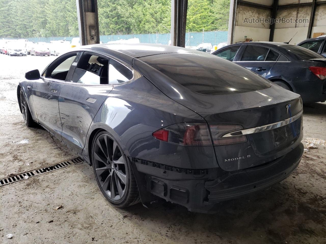 2019 Tesla Model S  Gray vin: 5YJSA1E23KF300786