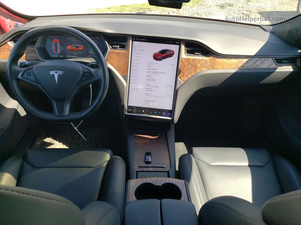 2019 Tesla Model S  Красный vin: 5YJSA1E23KF311772