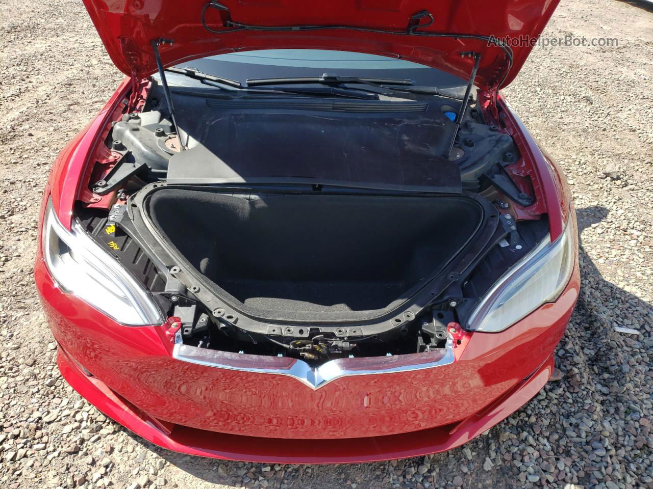 2019 Tesla Model S  Red vin: 5YJSA1E23KF311772