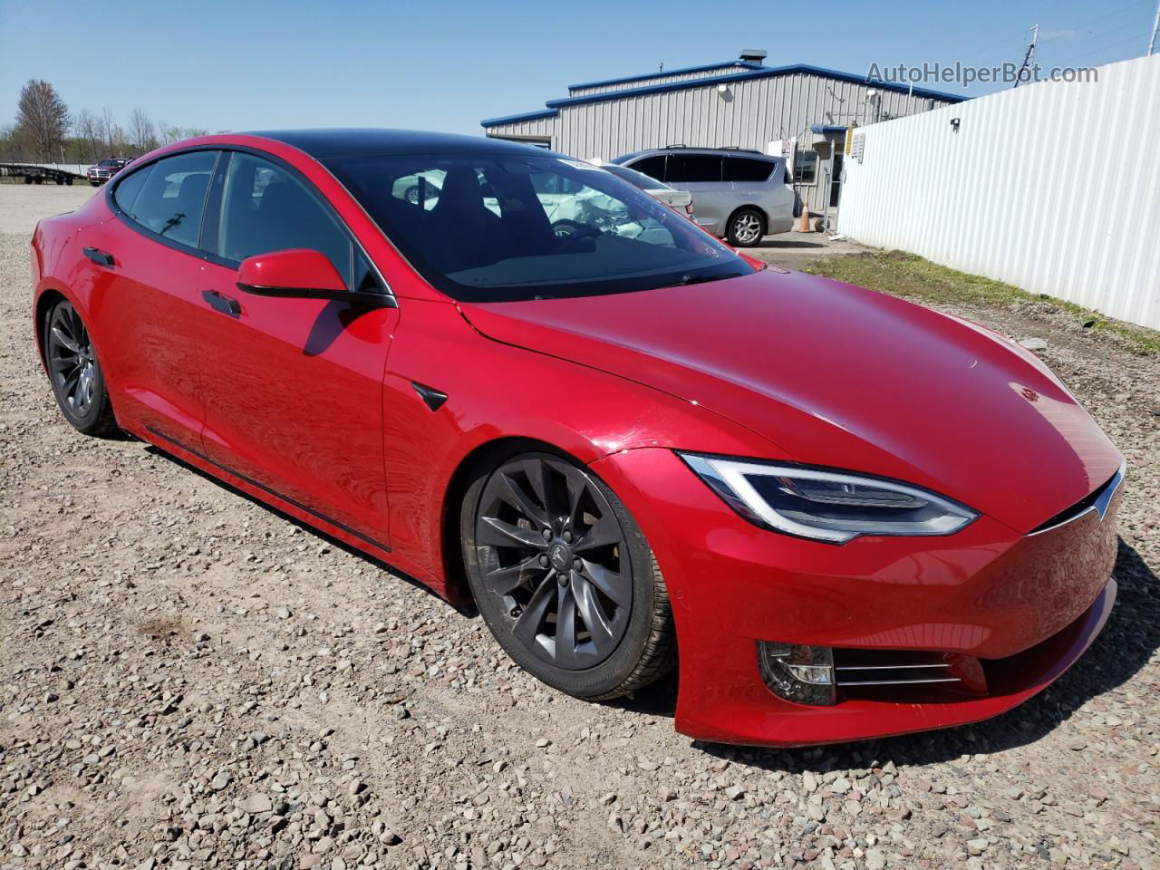 2019 Tesla Model S  Red vin: 5YJSA1E23KF311772