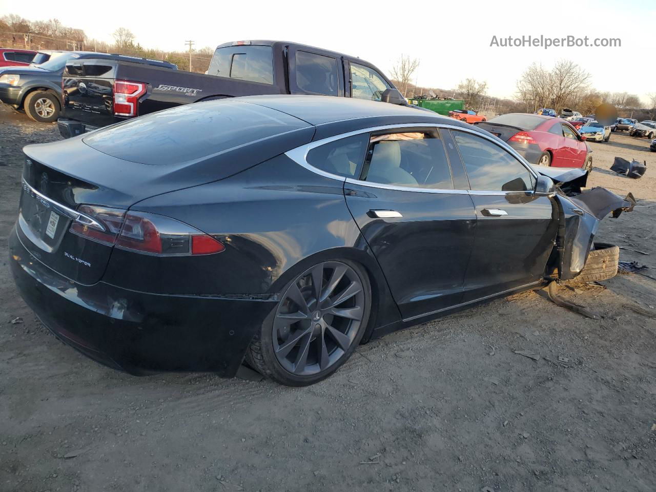 2020 Tesla Model S  Black vin: 5YJSA1E23LF391673