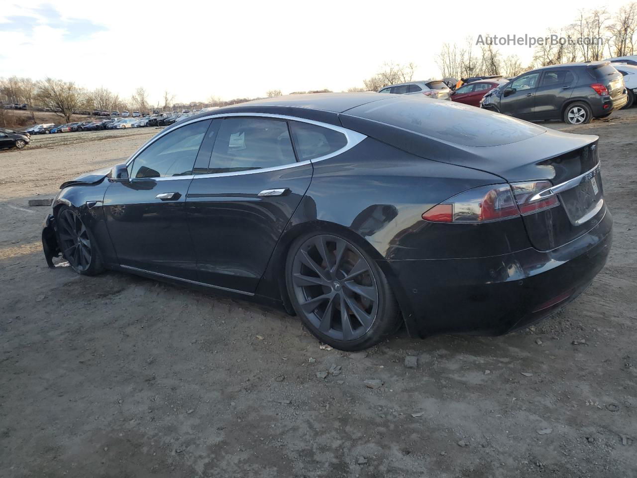 2020 Tesla Model S  Black vin: 5YJSA1E23LF391673