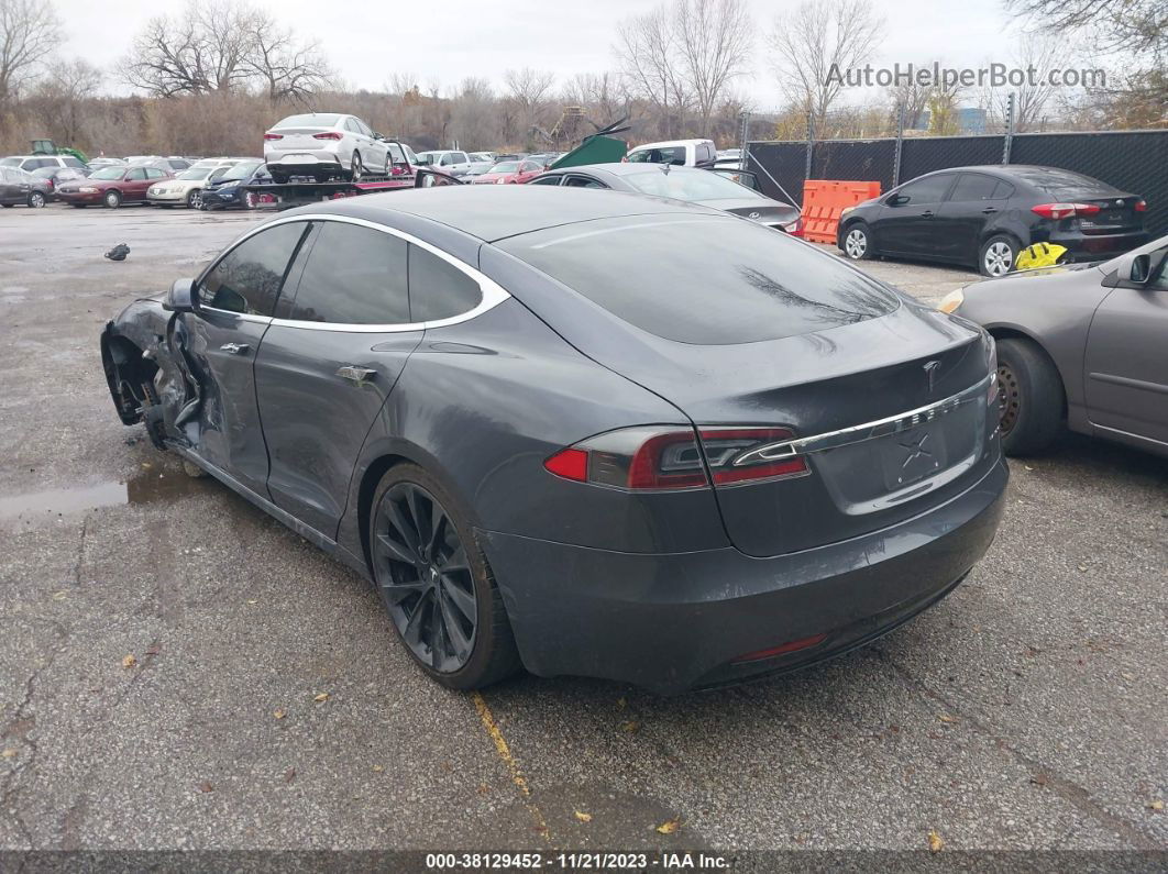 2020 Tesla Model S Long Range Dual Motor Gray vin: 5YJSA1E23LF413820