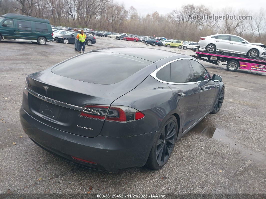 2020 Tesla Model S Long Range Dual Motor Gray vin: 5YJSA1E23LF413820