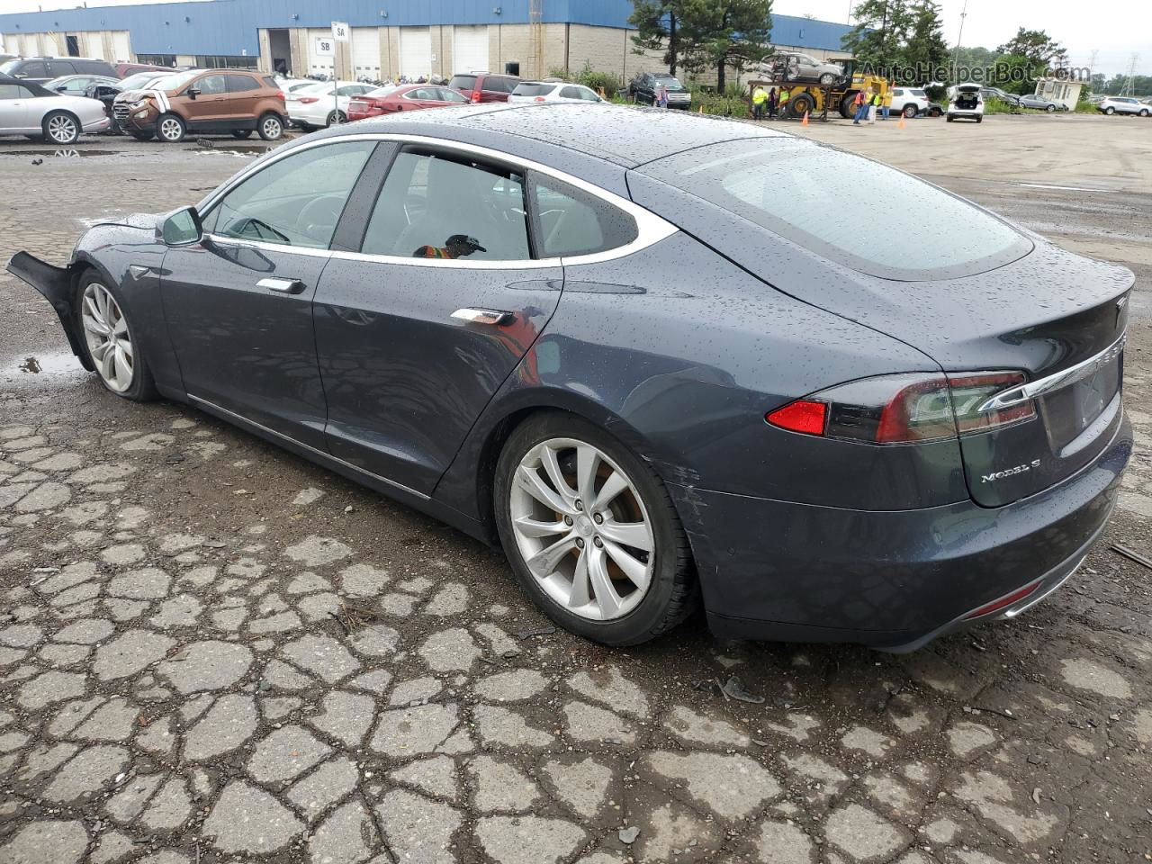 2015 Tesla Model S  Серый vin: 5YJSA1E24FF111411