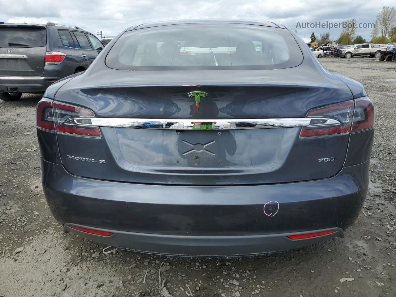 2015 Tesla Model S  Угольный vin: 5YJSA1E24FF118973
