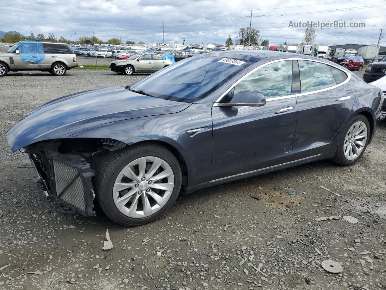 2015 Tesla Model S  Угольный vin: 5YJSA1E24FF118973