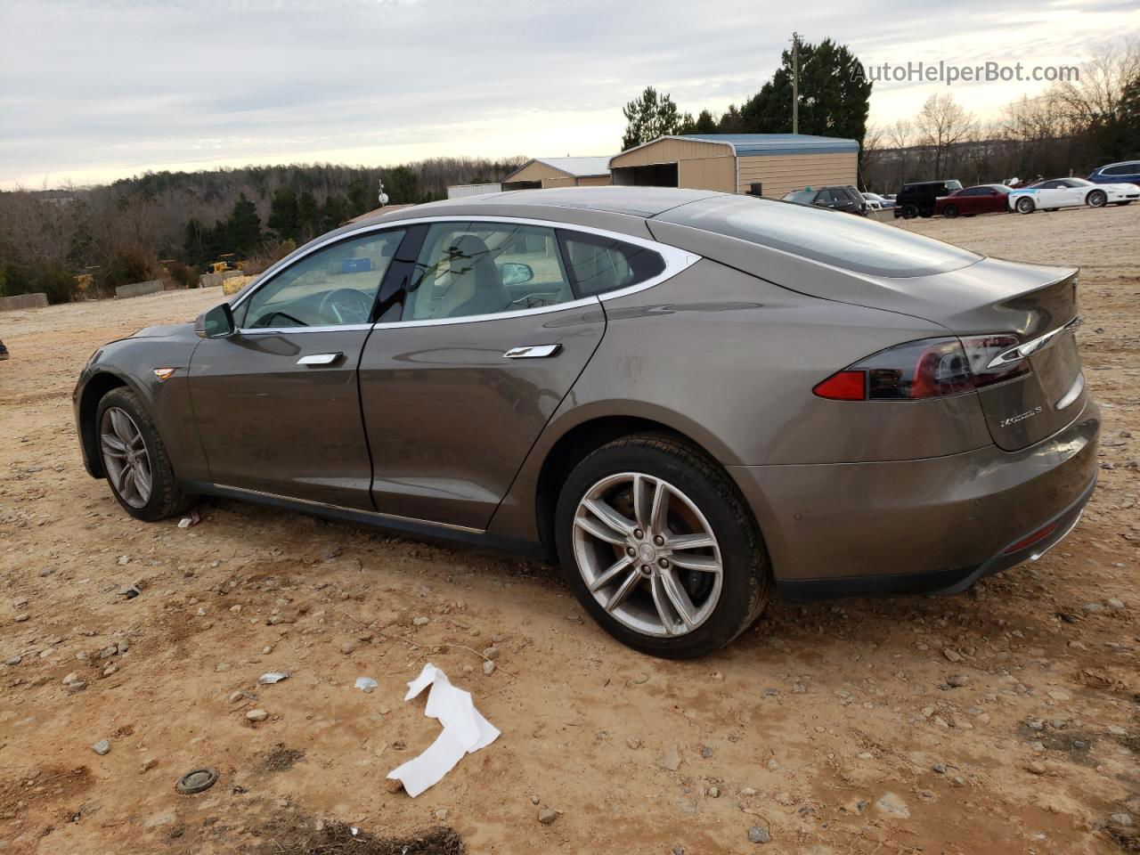 2016 Tesla Model S  Gray vin: 5YJSA1E24GF122393