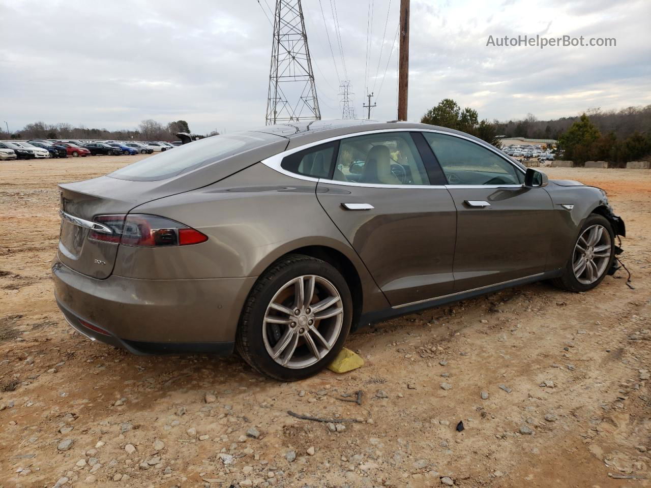 2016 Tesla Model S  Gray vin: 5YJSA1E24GF122393