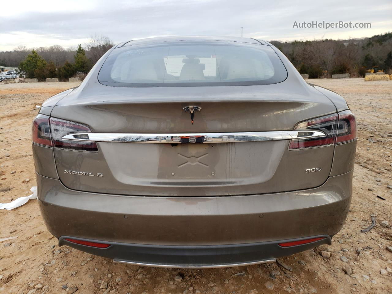 2016 Tesla Model S  Серый vin: 5YJSA1E24GF122393