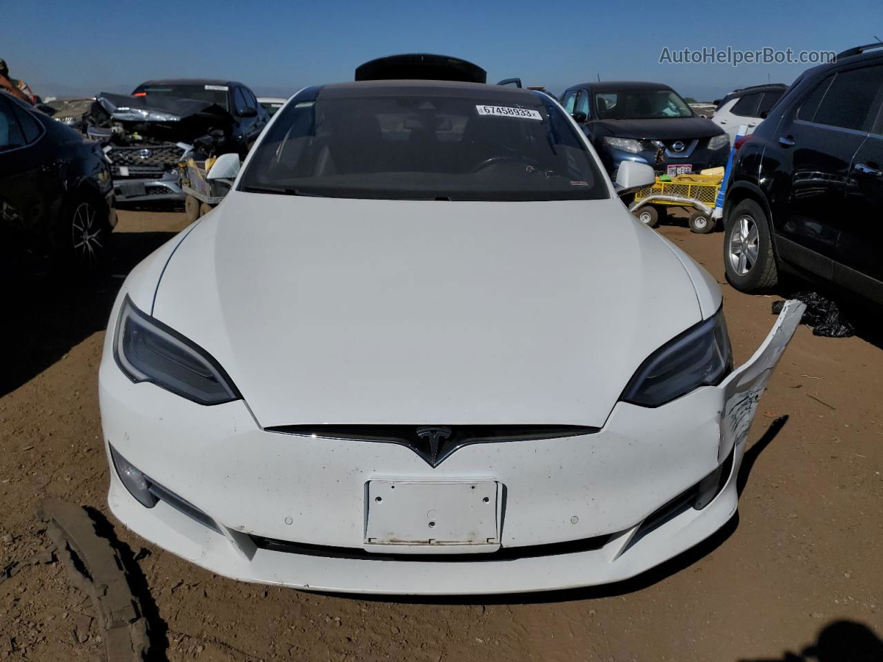 2016 Tesla Model S  Белый vin: 5YJSA1E24GF147486