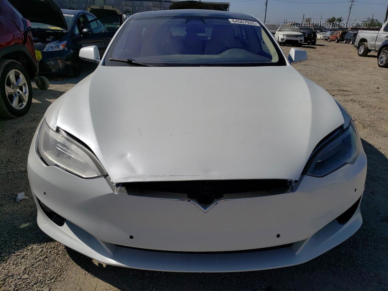 2018 Tesla Model S  White vin: 5YJSA1E24JF247966