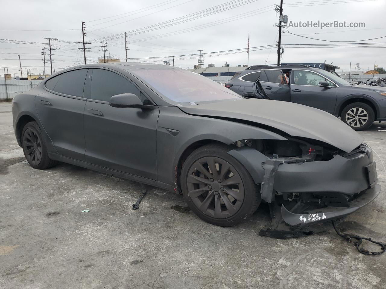 2018 Tesla Model S  Черный vin: 5YJSA1E24JF259292