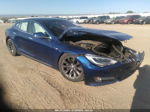 2020 Tesla Model S Long Range Blue vin: 5YJSA1E24LF369925