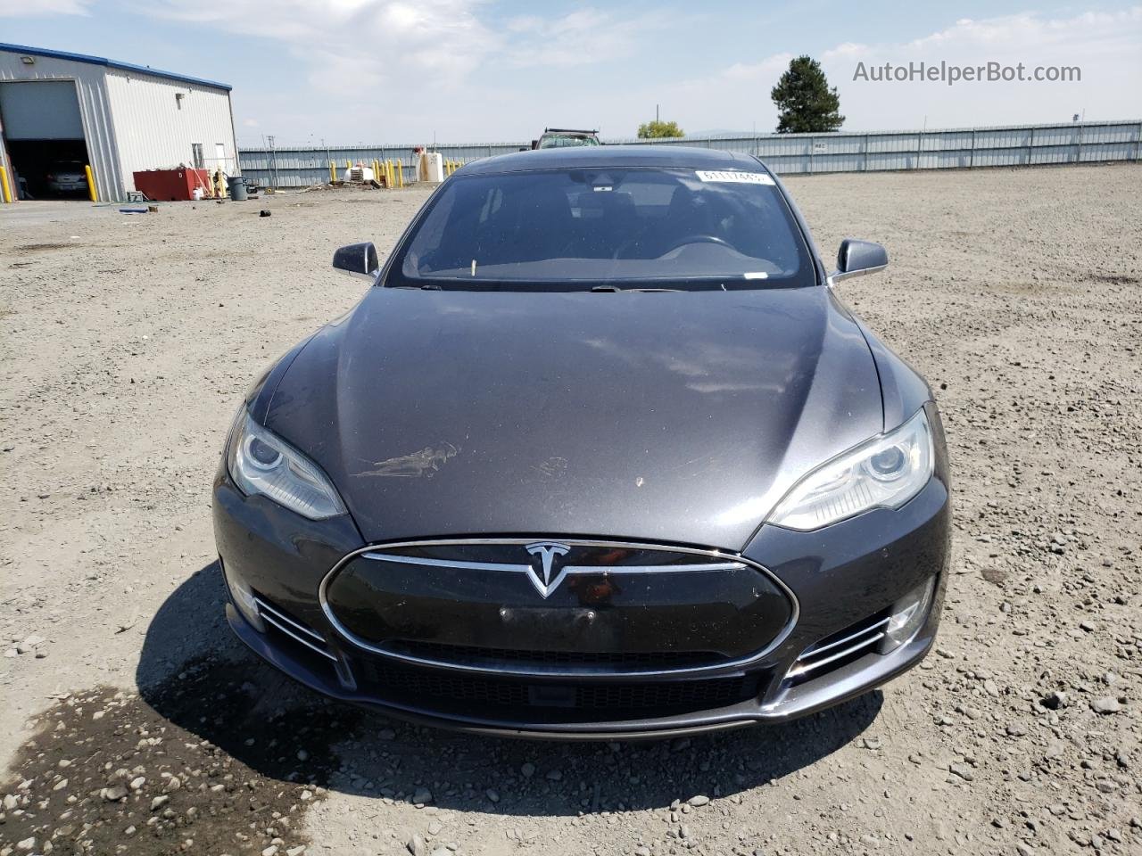 2015 Tesla Model S  Gray vin: 5YJSA1E25FF114429