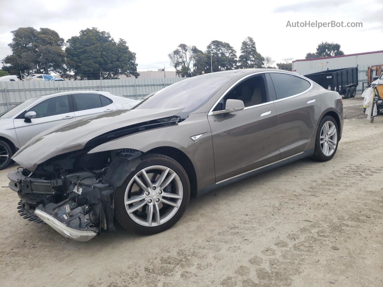 2016 Tesla Model S  Gray vin: 5YJSA1E25GF126629