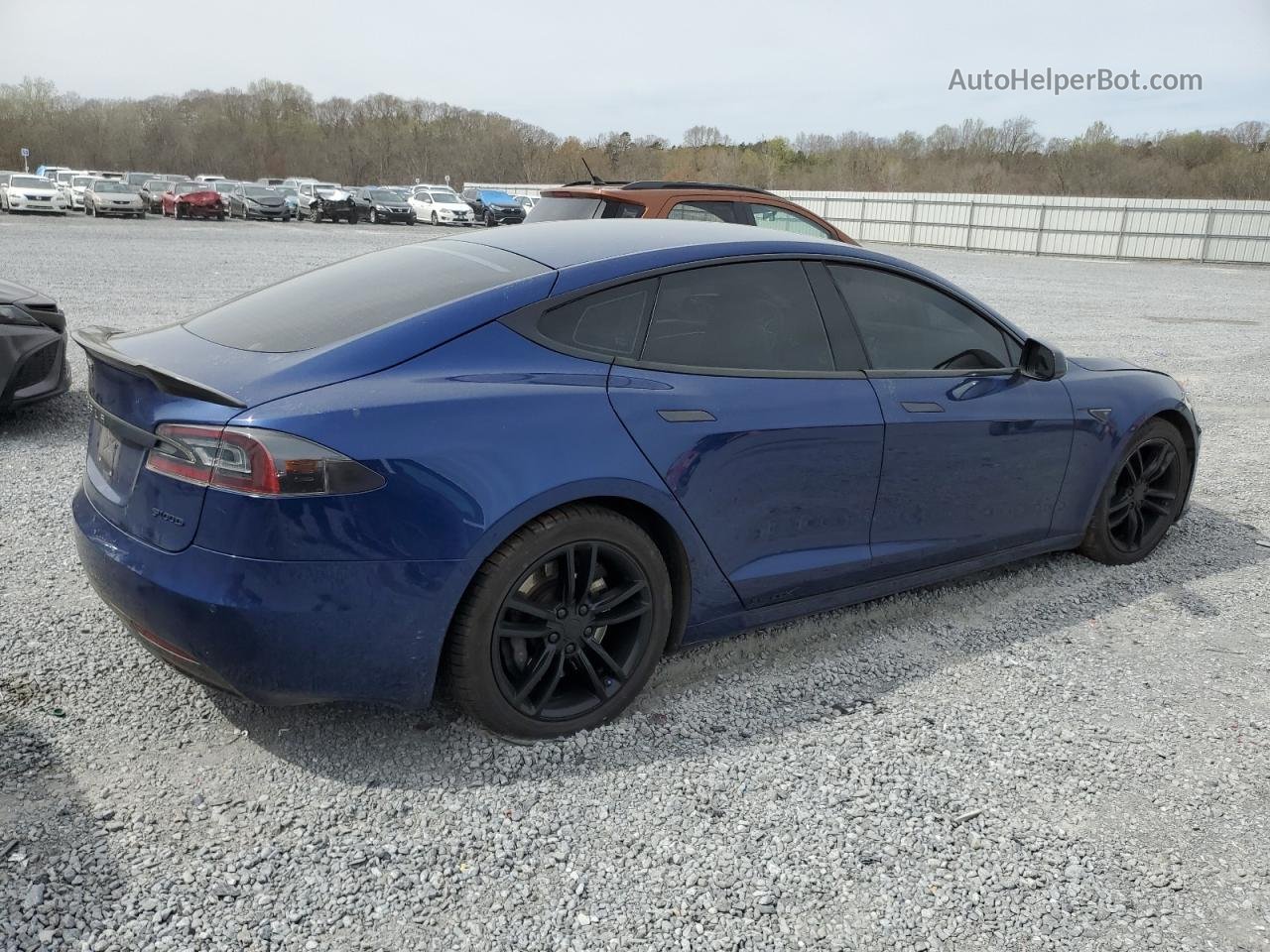 2016 Tesla Model S  Blue vin: 5YJSA1E25GF146783
