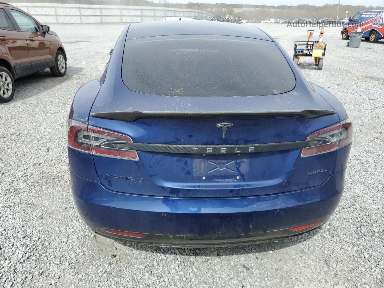 2016 Tesla Model S  Blue vin: 5YJSA1E25GF146783