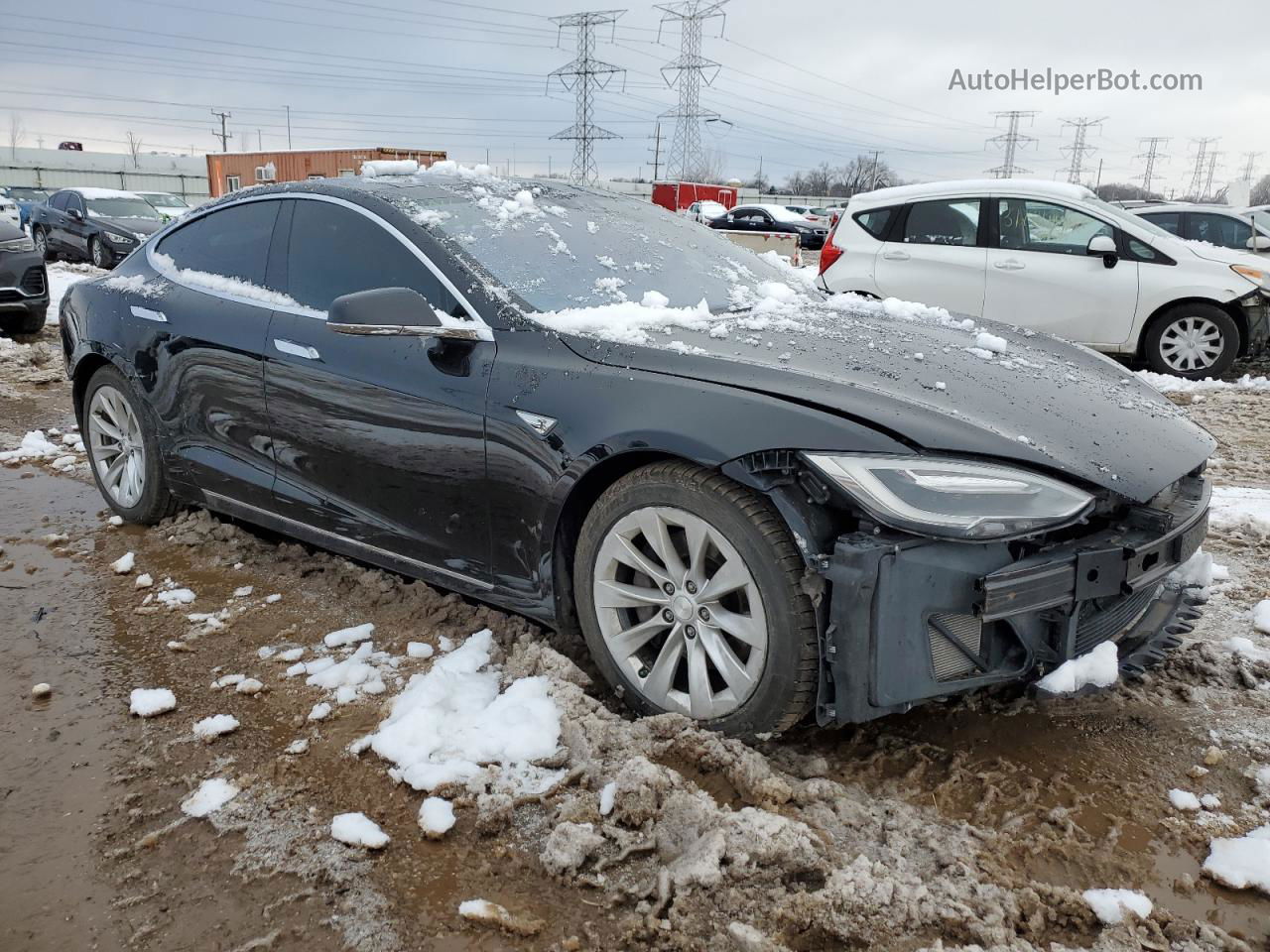 2016 Tesla Model S  Black vin: 5YJSA1E25GF160618