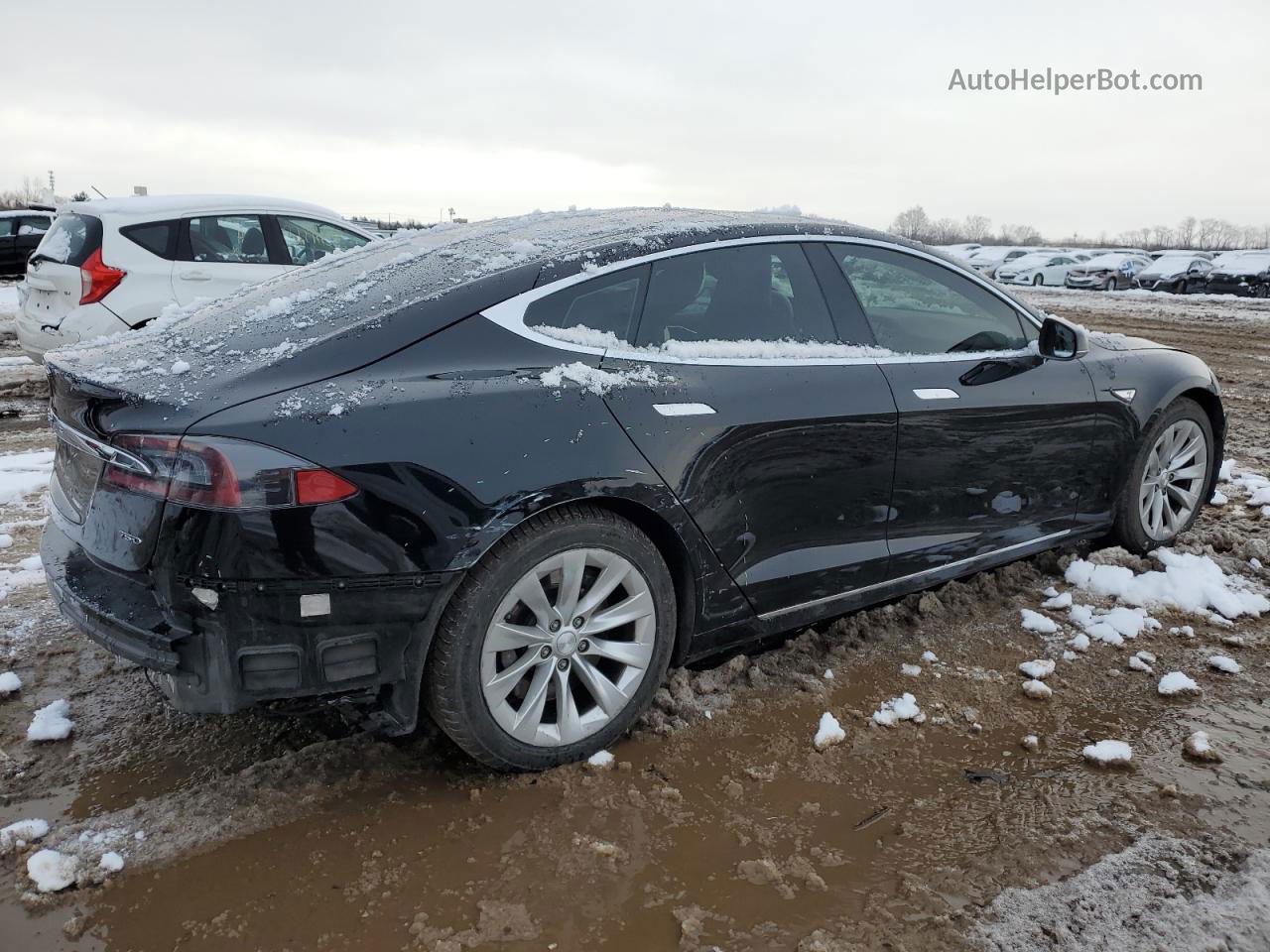 2016 Tesla Model S  Black vin: 5YJSA1E25GF160618