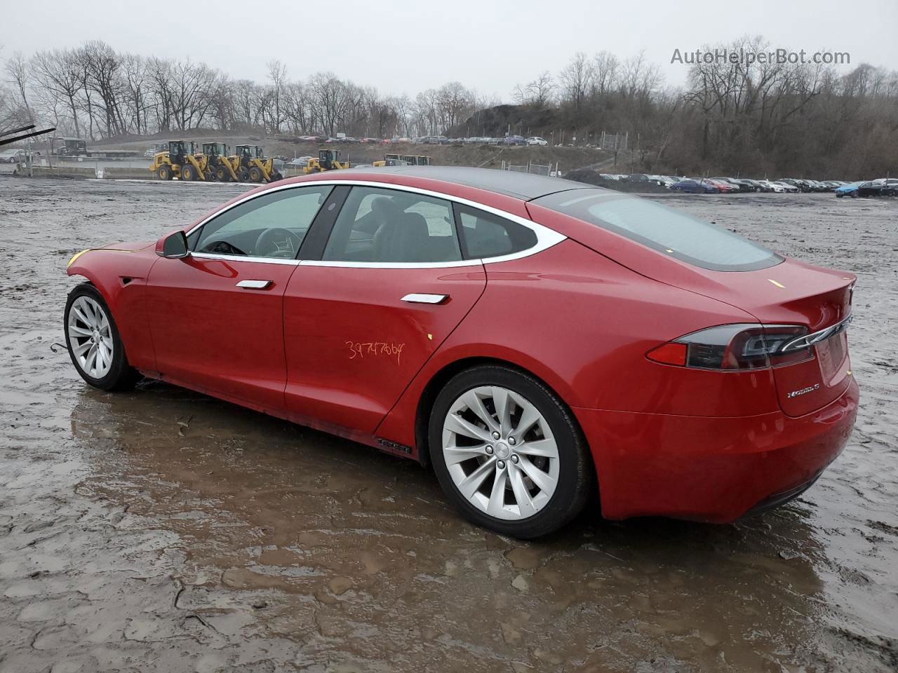 2016 Tesla Model S  Red vin: 5YJSA1E25GF167861