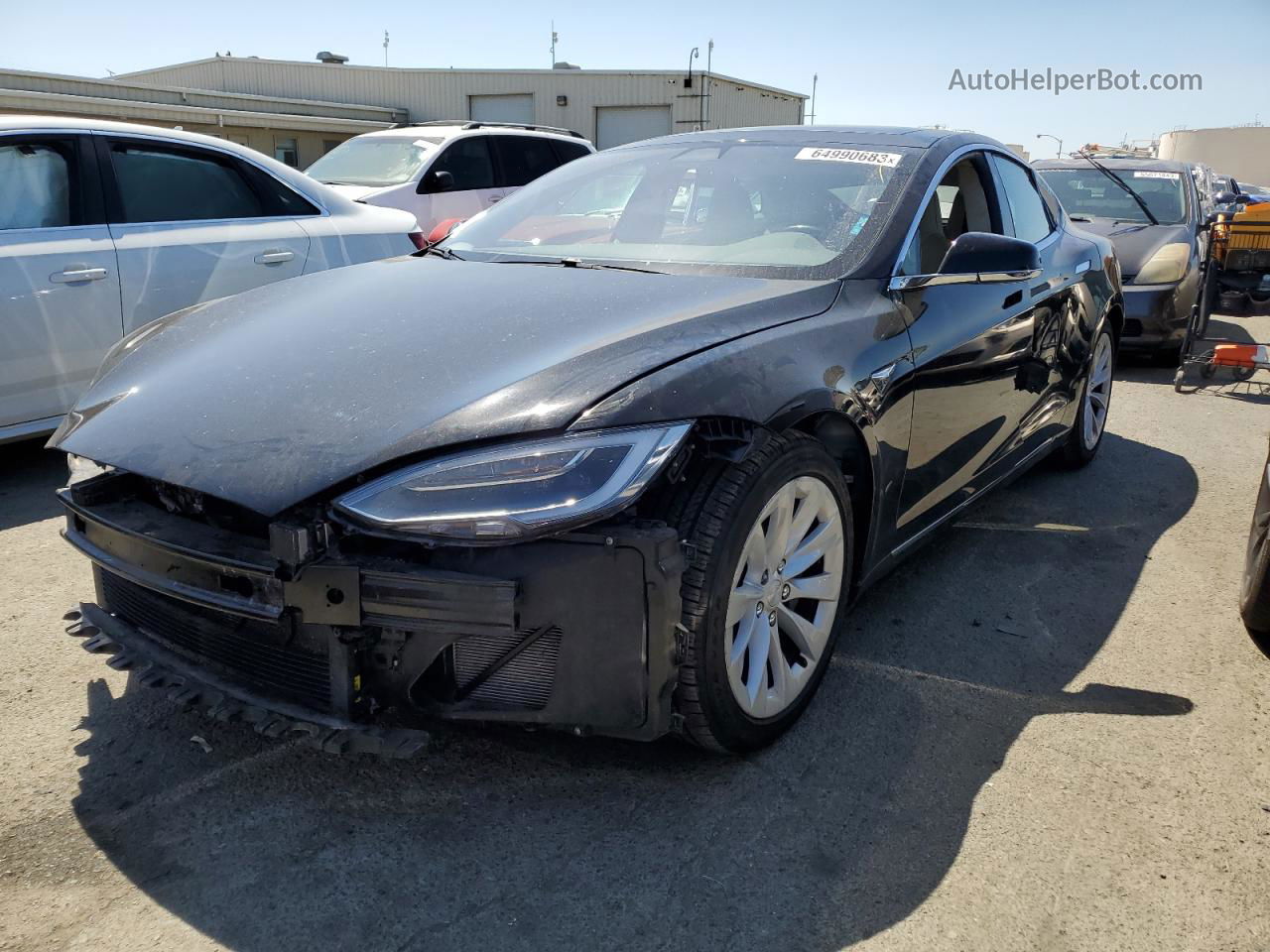 2016 Tesla Model S  Черный vin: 5YJSA1E25GF168864