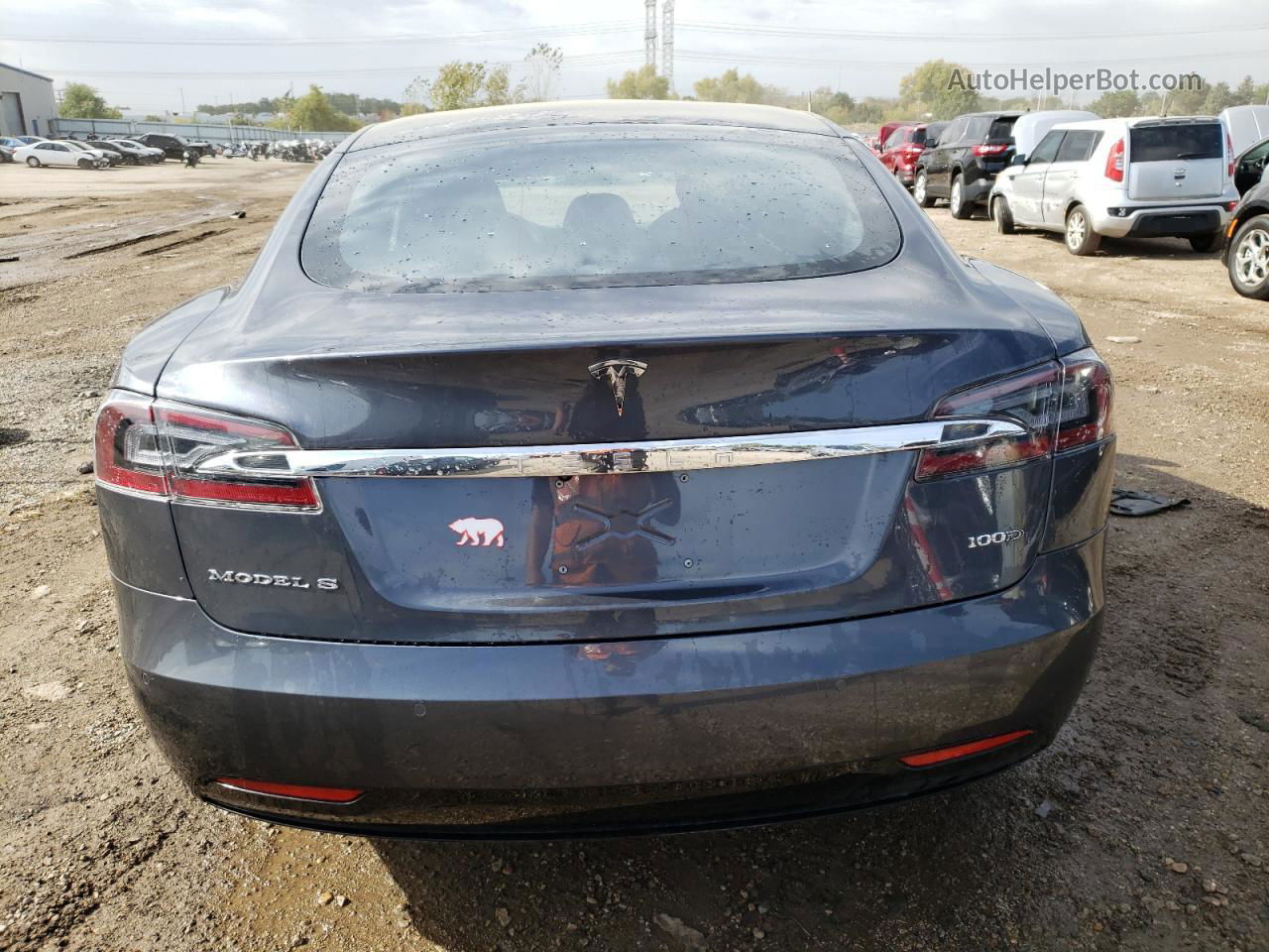 2018 Tesla Model S  Серый vin: 5YJSA1E25JF267918