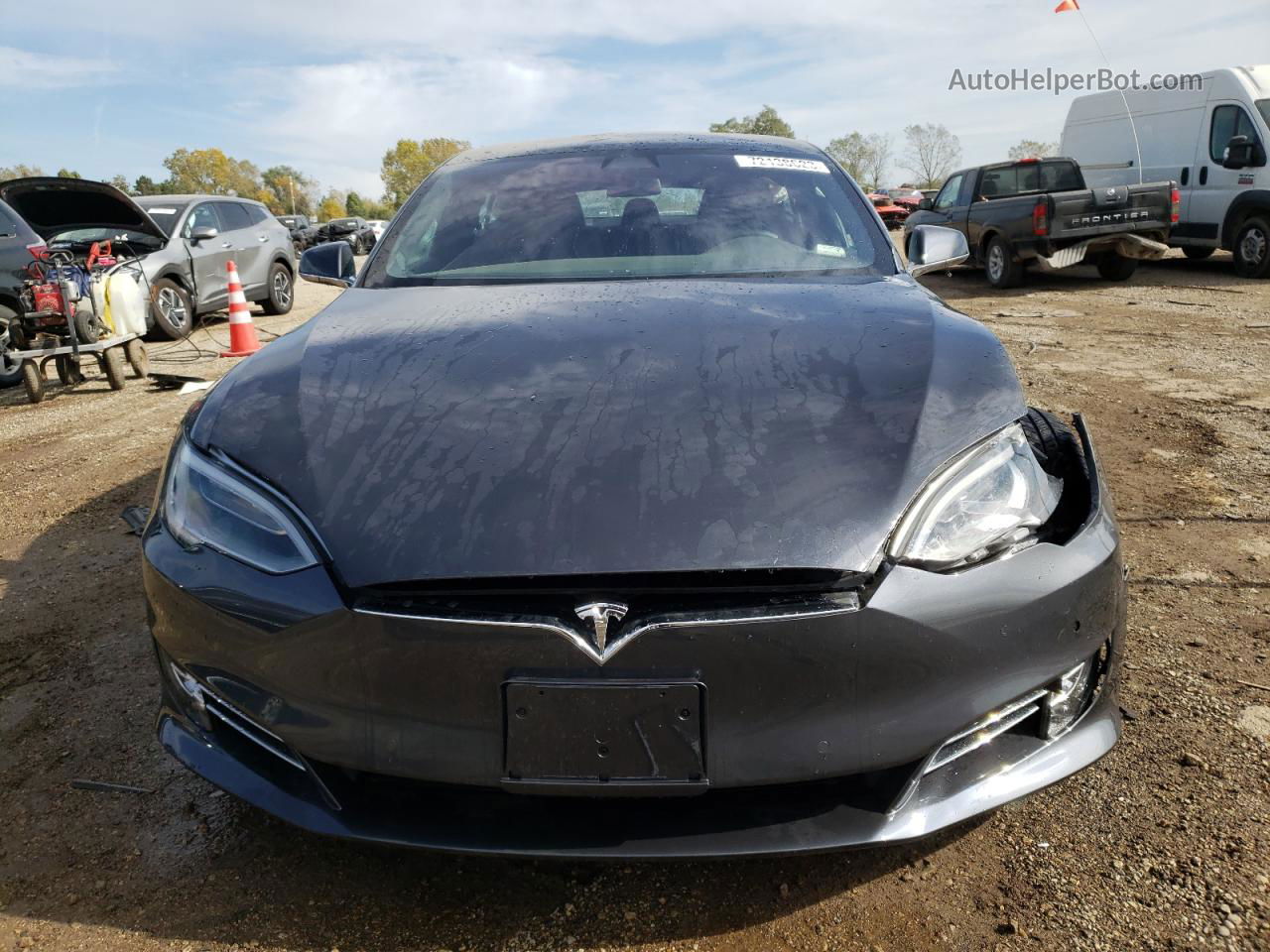 2018 Tesla Model S  Серый vin: 5YJSA1E25JF267918