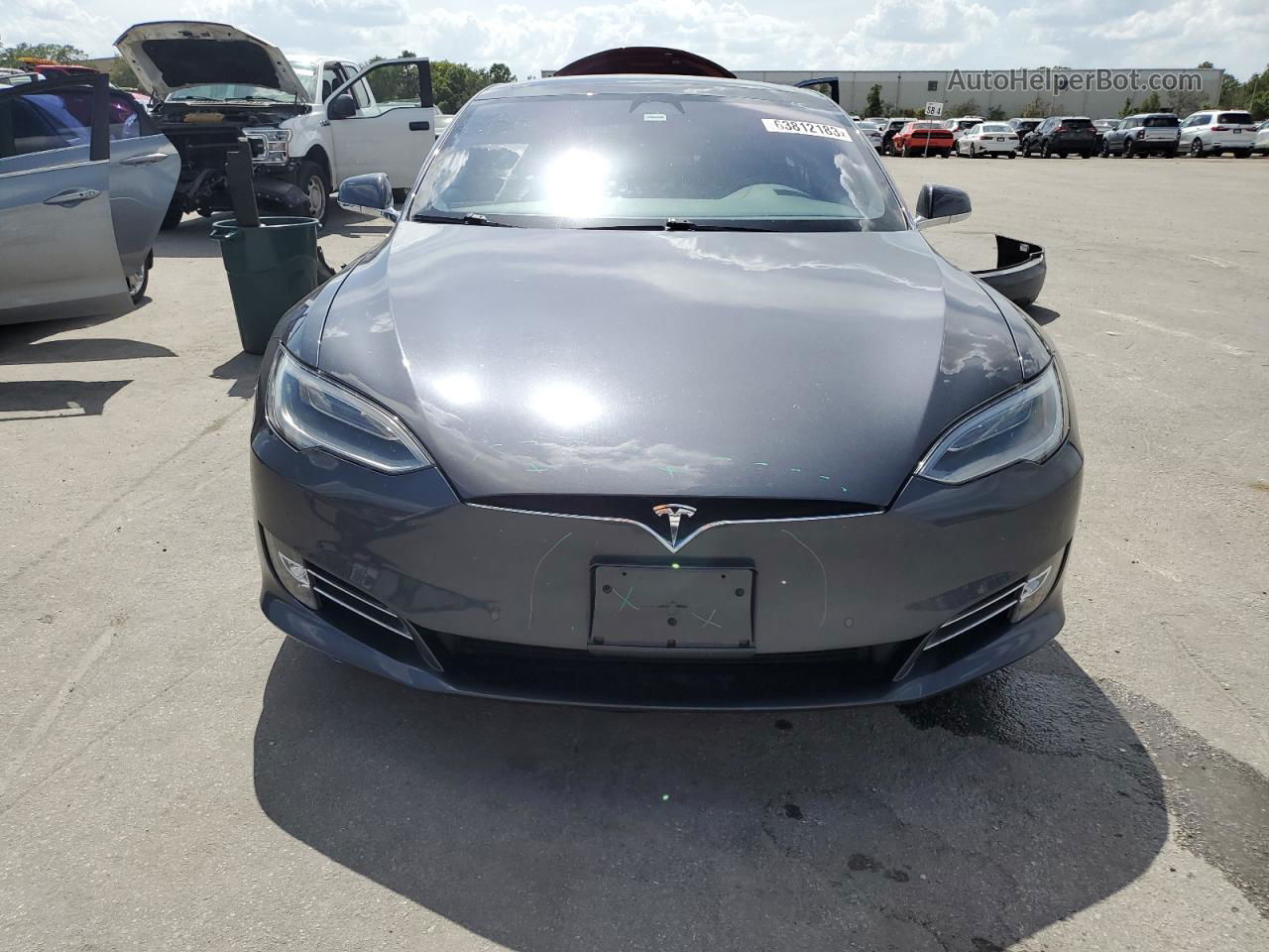 2018 Tesla Model S  Gray vin: 5YJSA1E25JF272701