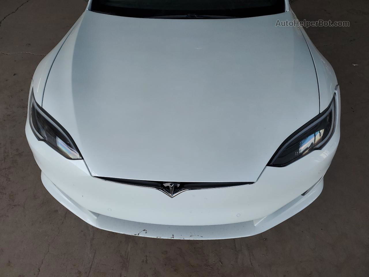 2018 Tesla Model S  White vin: 5YJSA1E25JF294987