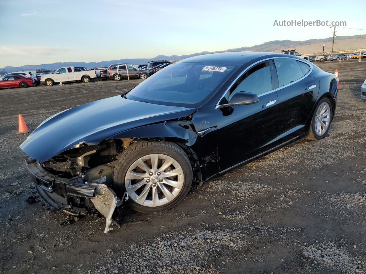 2018 Tesla Model S  Black vin: 5YJSA1E25JF297680